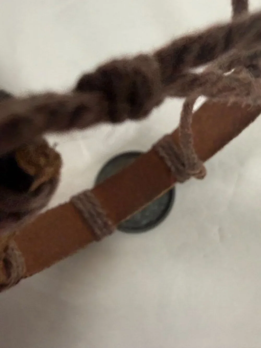 Capricorn Zodiac Leather Bracelet Adjustable Cord Metal Charm Goat Boho Hippie